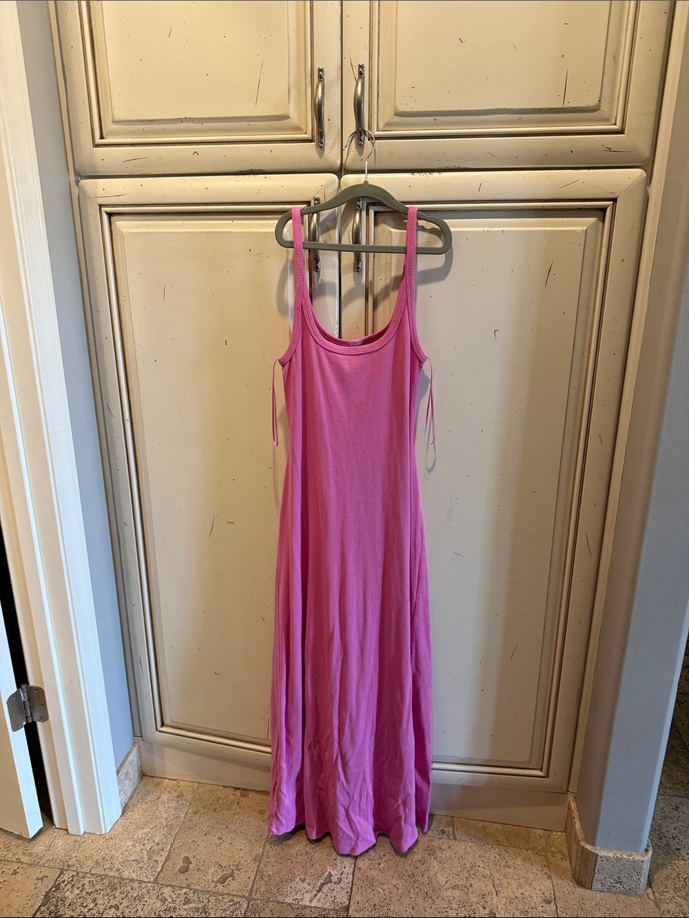 Old Navy Bright Pink Sleeveless Maxi Dress